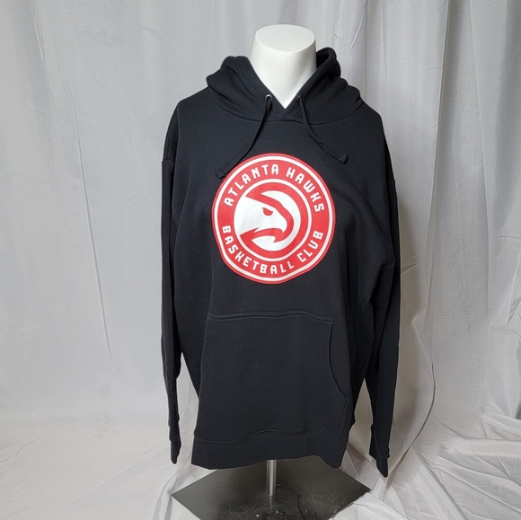 Atlanta Hawks Primary Logo Pullover Hoodie - Black sz 2XL - Picture 3 of 6